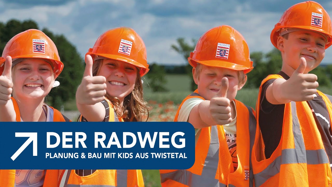 DER RADWEG &ndash; Planung und Bau mit Kids aus Twistetal