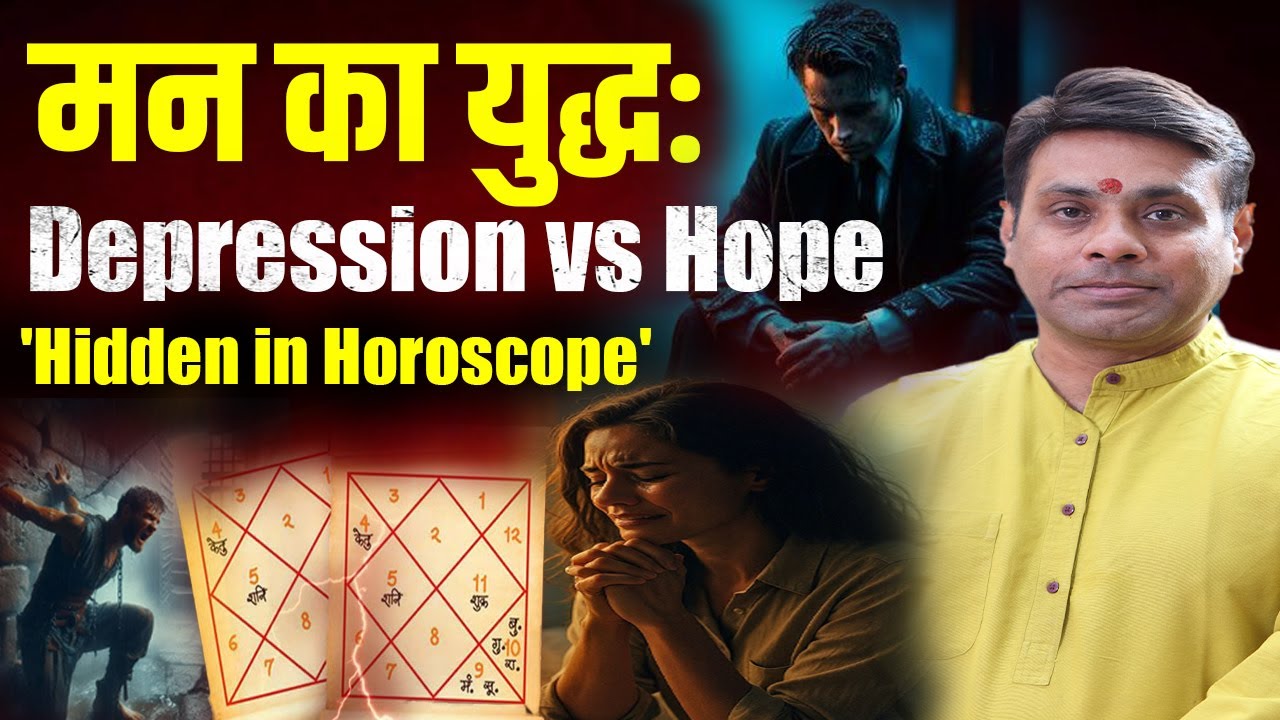 Depression in Astrology: Real Cause Revealed। चंद्र-शनि कैसे बनाते हैं मानसिक रोगी?