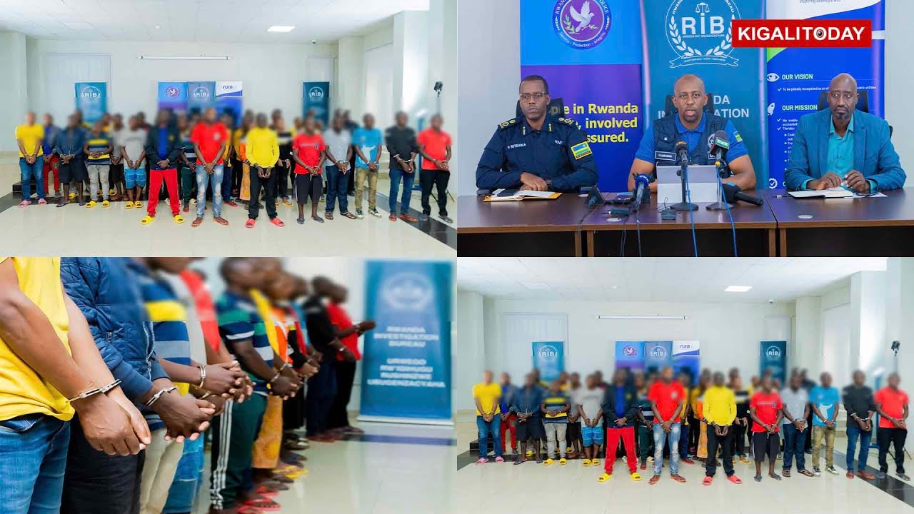 RIB yerekanye abatekamutwe 45 bibye abaturage arenga Frw400m binyuze kuri Mobile Money