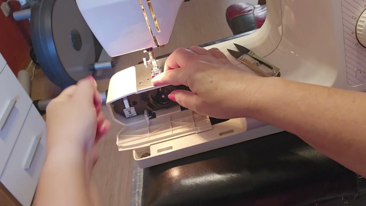 einf&auml;del Ober, Unter N&auml;hmaschine Privileg 5010  Заправка швейной машины threading a sewing machine