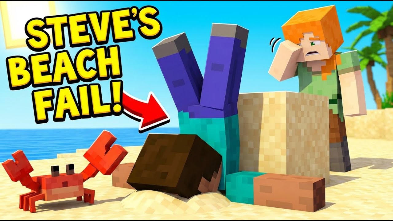Steve vs. Wild Jungle! 🤣 Fails & Traps (Minecraft Funny Animation)