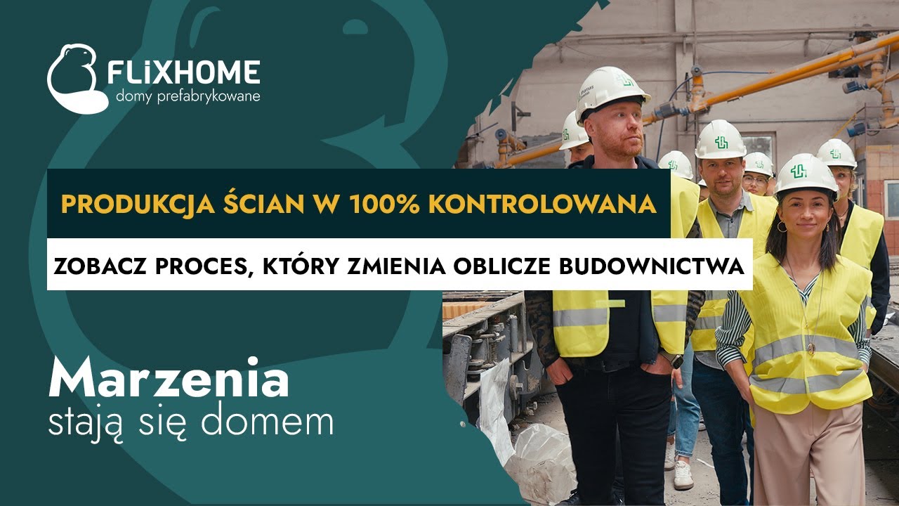 Zobacz proces, który zmienia oblicze budownictwa - prefabrykacja ścian.
