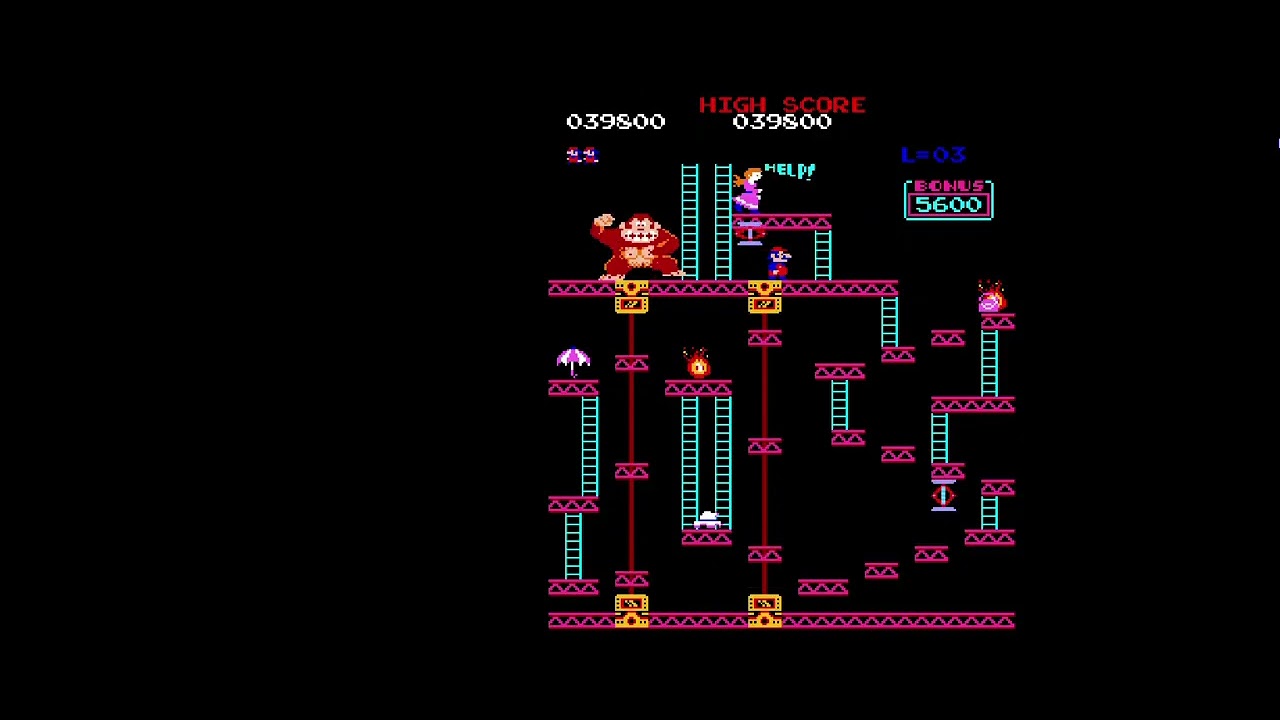Donkey Kong Gameplay