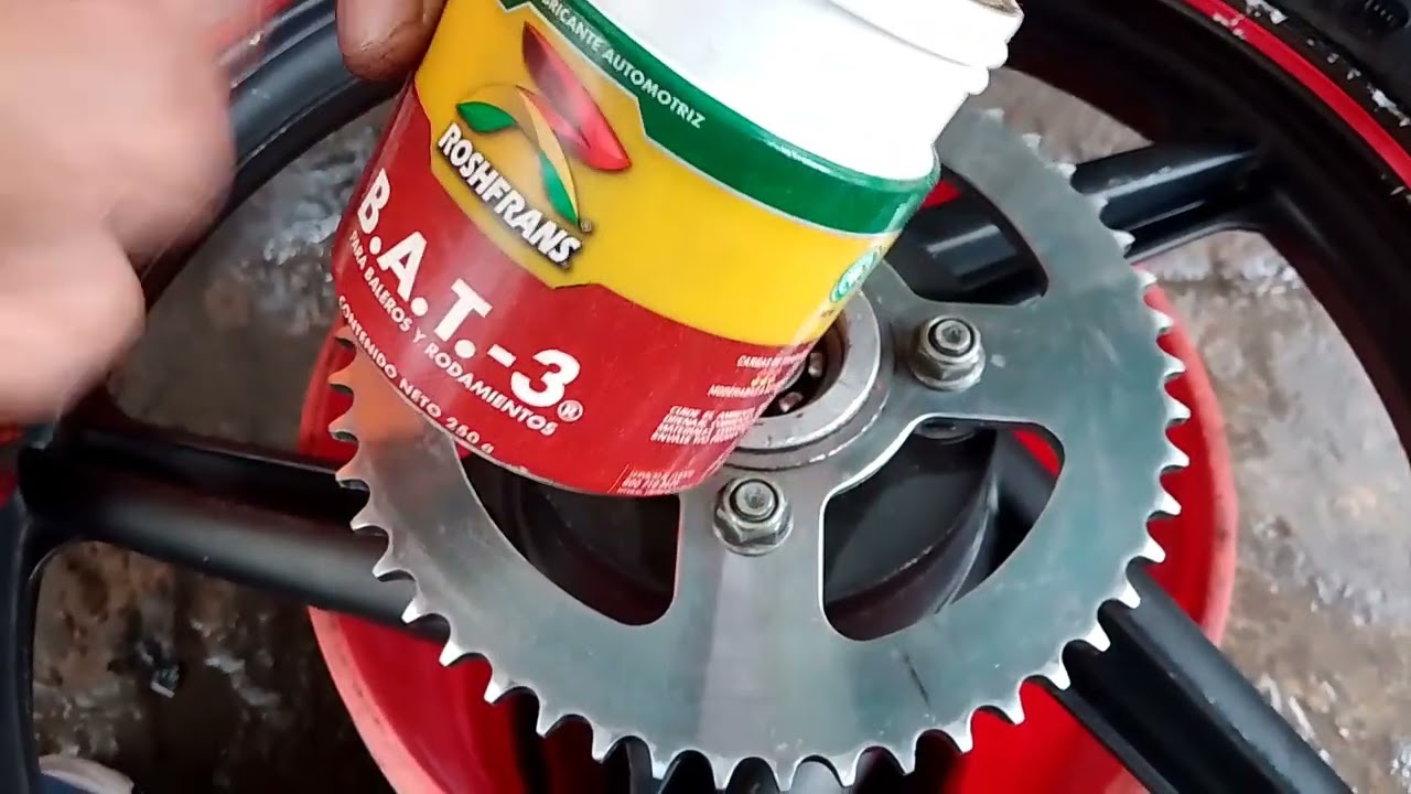 cómo engrasar baleros de tu moto
