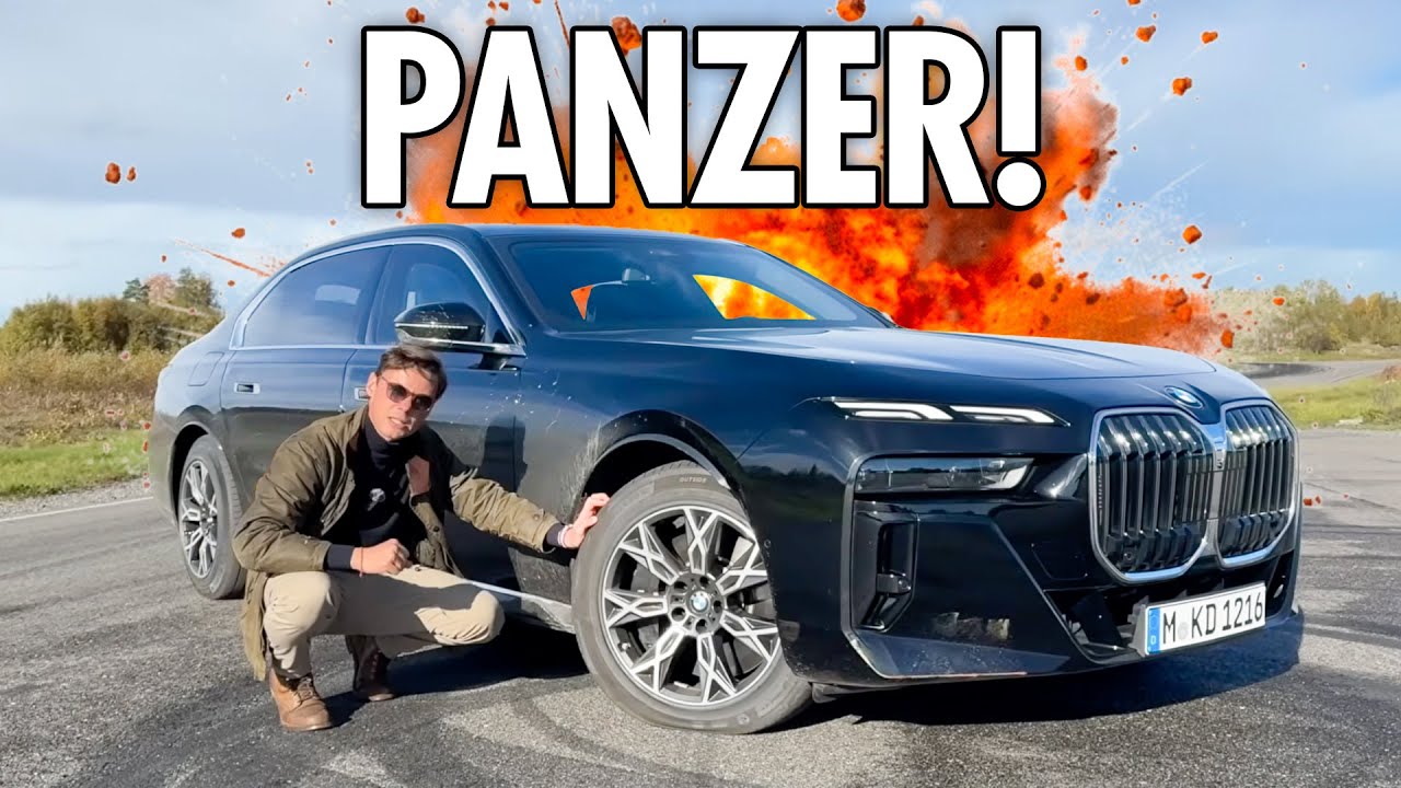 BMW bygger 4,5 tons 7-serie der kan klare håndgranater og AK-47 - BMW X5 og i7 Protection (2025)