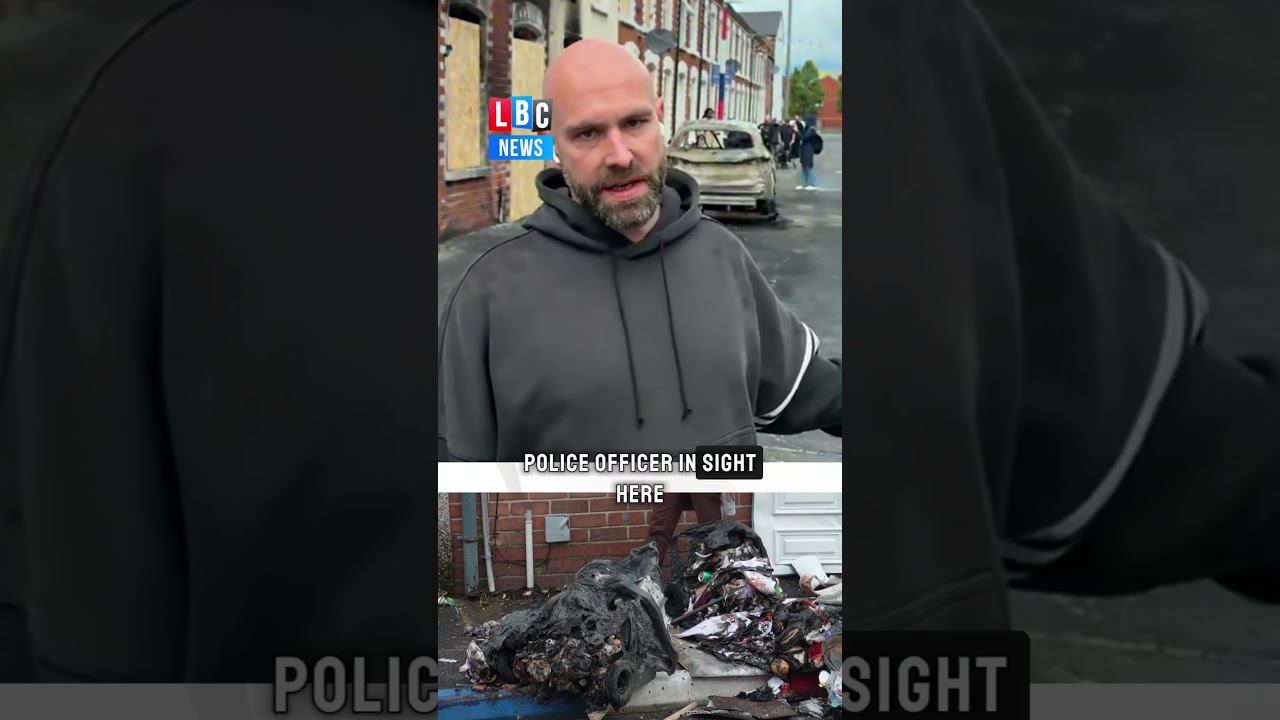 Беспорядки в Белфасте: репортаж криминального корреспондента LBC News Энди Хьюза