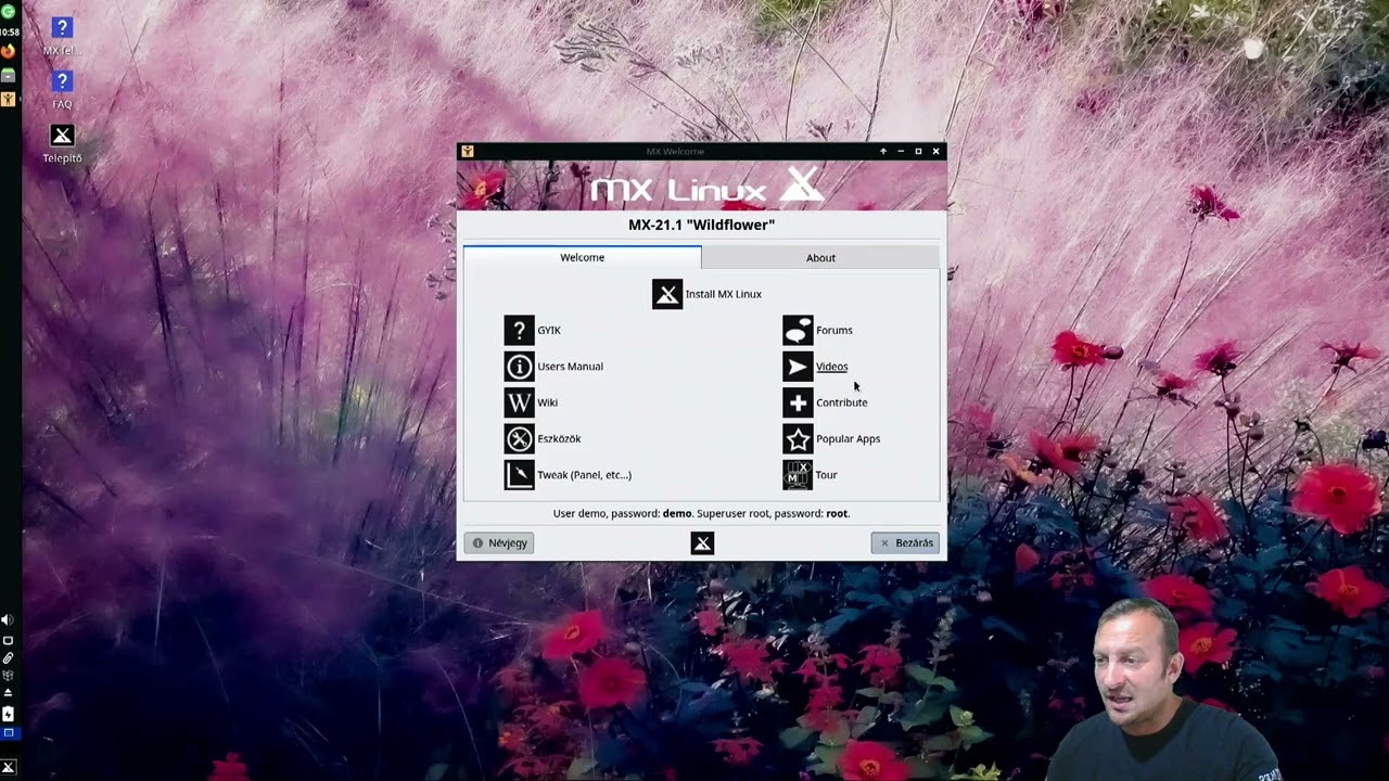 MX Linux 21 UEFI telepítés kezdőknek lépésről lépésre