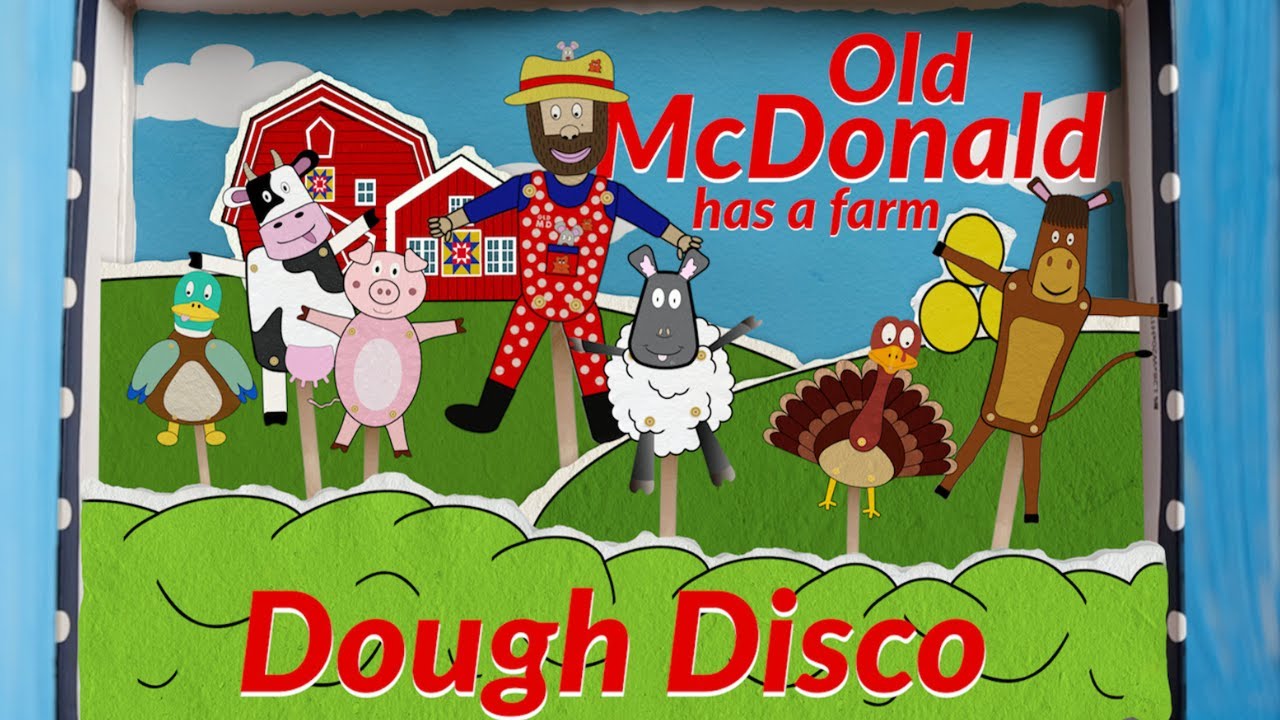 Old Macdonald Had a Farm | Nursery Rhymes | Dough Disco