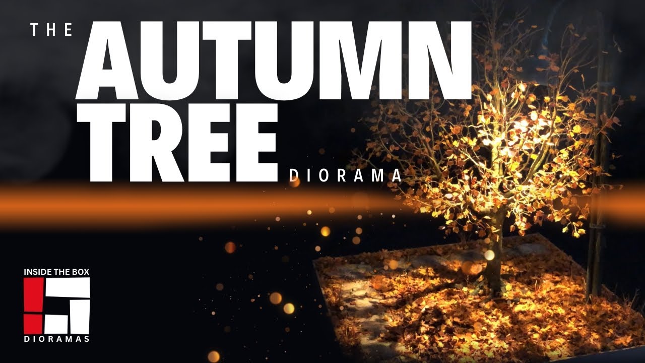 Making the Autumn Tree Diorama