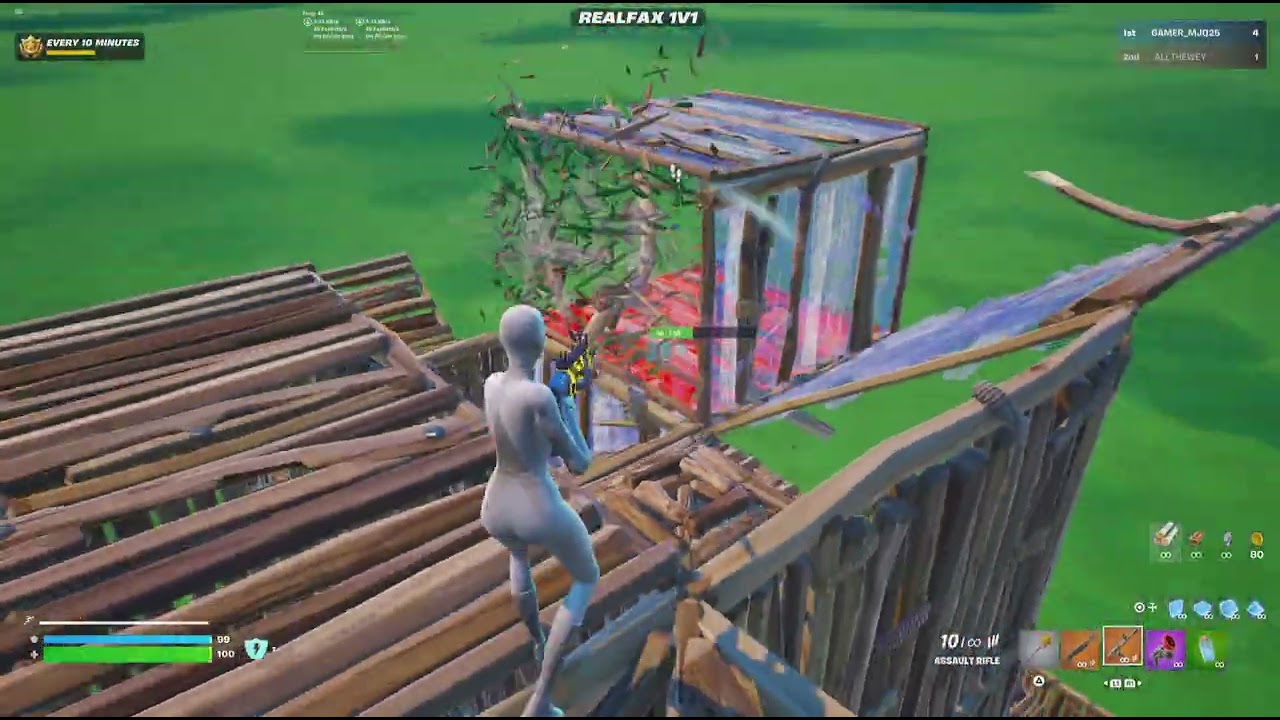 Day in the life of a rookie fortnite player.