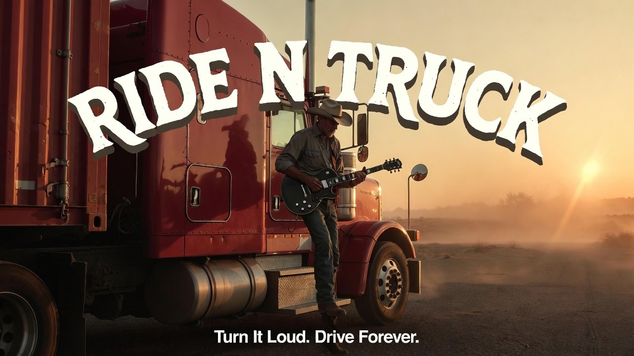Open Road Outlaws – Cinematic Desert Highway Rock for Long Haul Drives