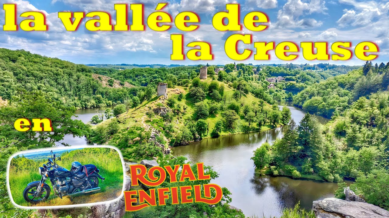 Les Royal Enfield se baladent dans la vallée de la Creuse et je roule sur la Super Météor 650