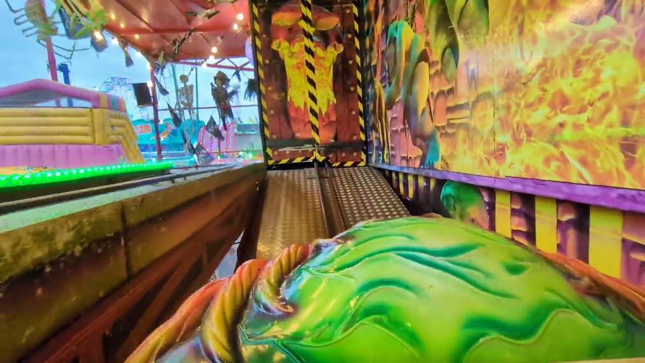 Phantom chaser Ghost train onride pov at Nottingham goose fair 2025
