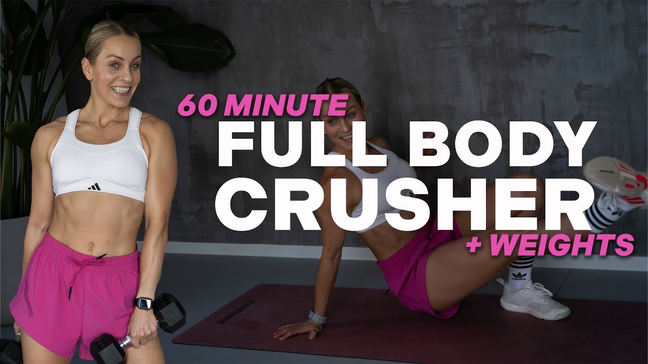 60 MIN FULL BODY CRUSHER | Strength and Conditioning | With Weights | 3 Circuits | NO Repeat