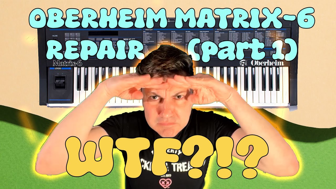 Impossible Oberheim Matrix-6 Repair (Part 1)