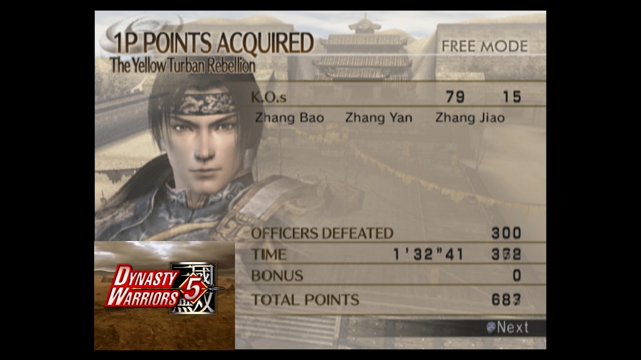 Dynasty Warriors - Results Theme Ost