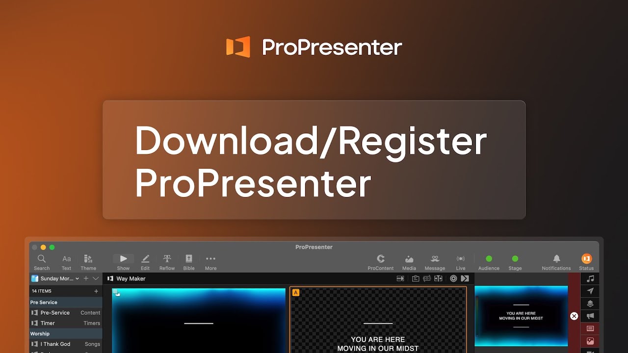 ProPresenter- How to  Download & Install
