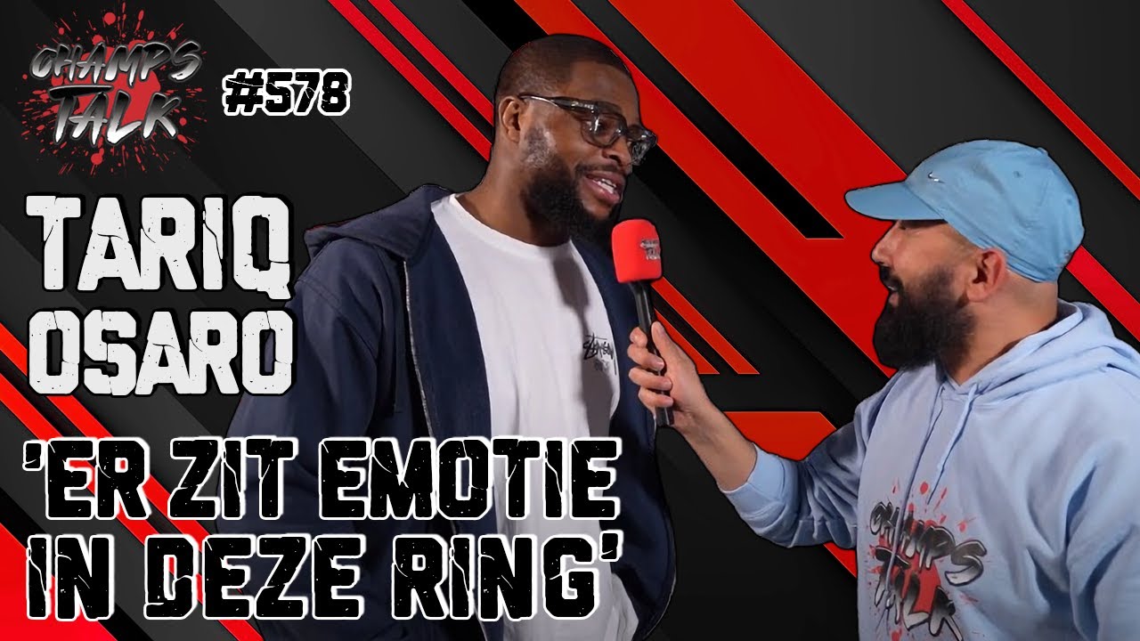 Tariq Osaro 'er zit emotie in deze ring' | GLORY Heavyweight Grand Prix Media Day 🇳🇬