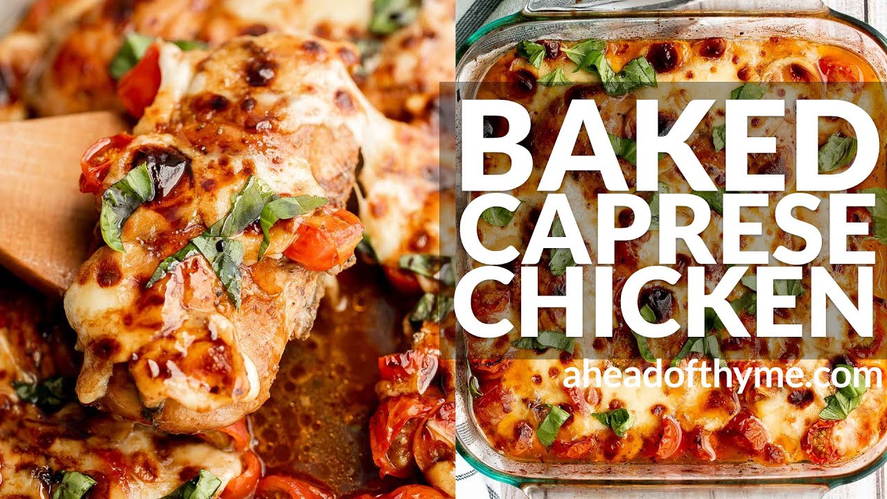 Baked Caprese Chicken