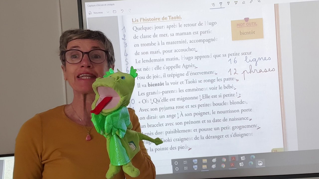 Lecture cp Taoki  gn, histoire un heureux événement