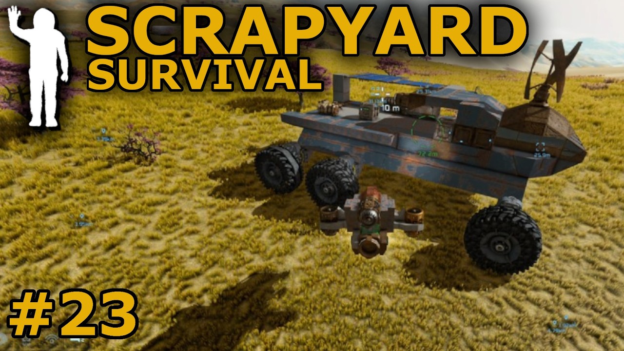 Scrapyard Survival (Space Engineers) 23 - Getting TONS of Goodies! But no Hydrogen Thrusters