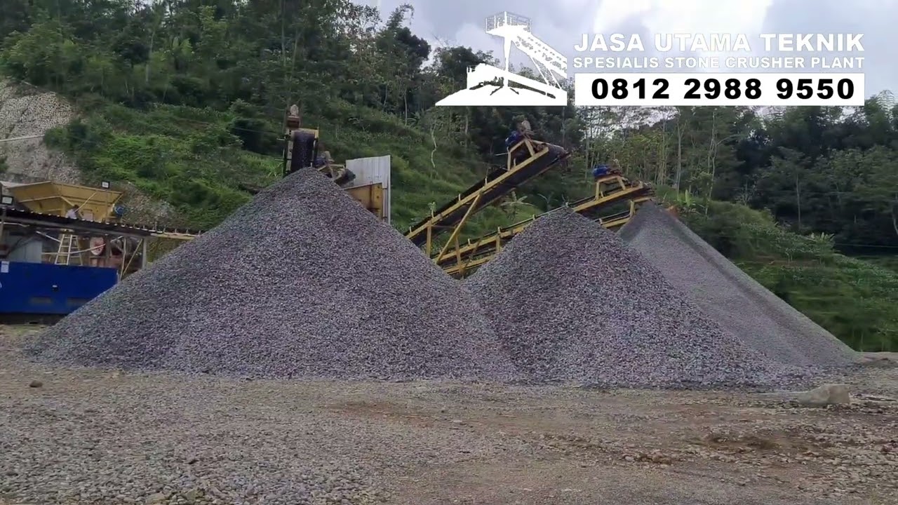 stone crusher 250x400 kapasitas 8-10 kubik/jam