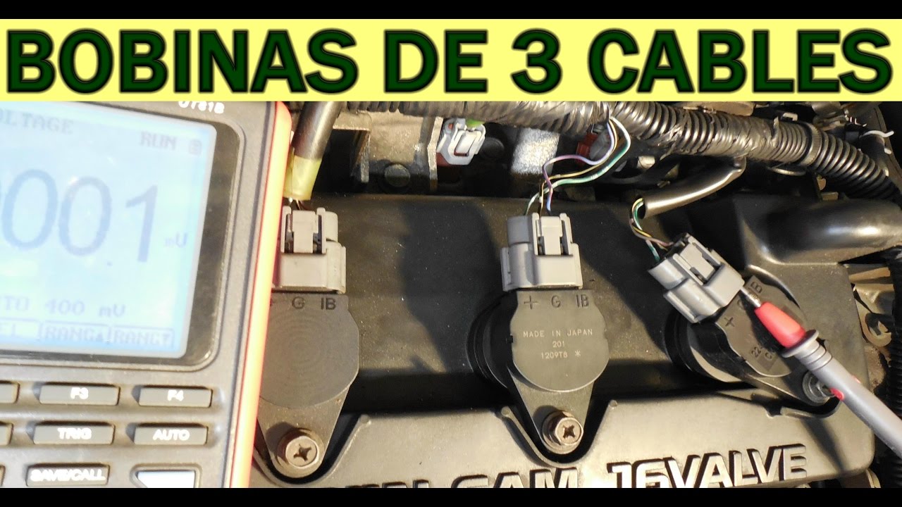 Como probar bobinas de encendido de 3 cables nissan COP