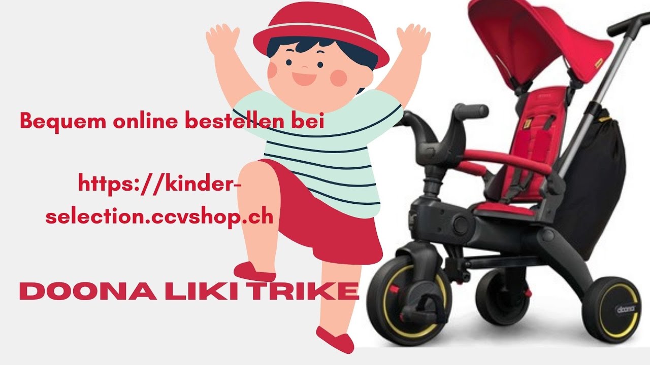 Dreirad Doona Liki Trike Video | Bestellen Sie bei Kinder Selection das Dreirad Doona Liki Trike