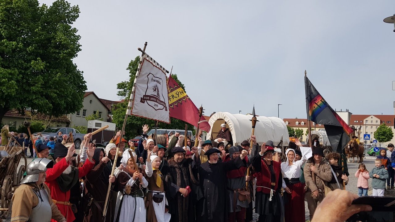 8.5.25 Der ,,Bauernzug gen Frankenhausen'',🌈- 500 Jahre Bauernkrieg