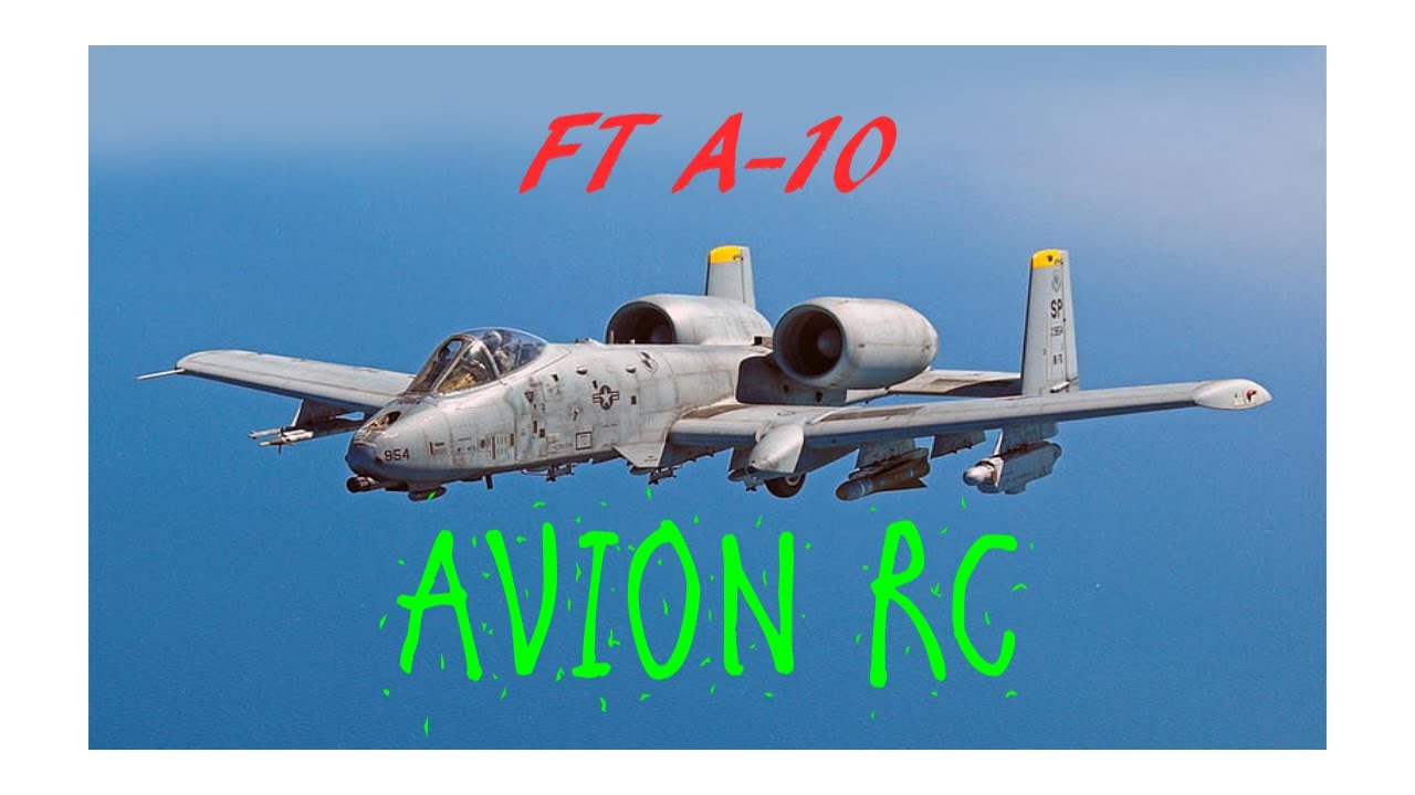 VUELO DE MI AVION FT A-10 AVION A RADIO CONTROL