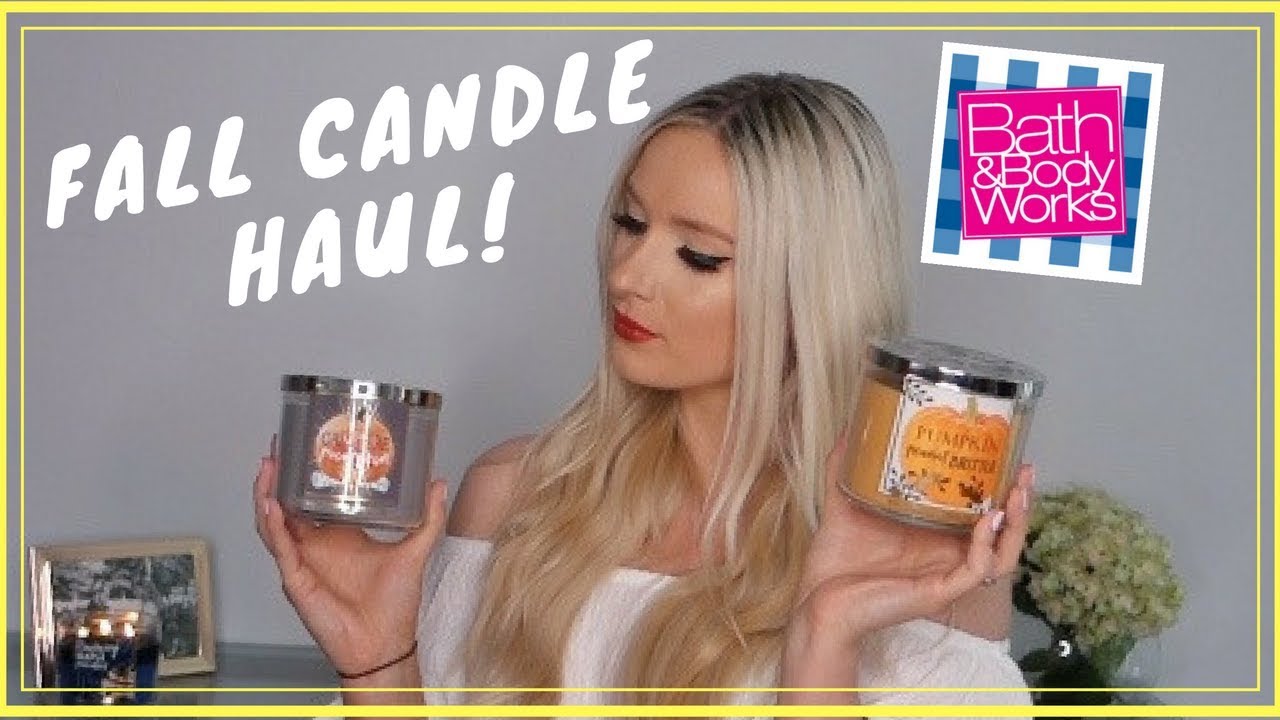 FALL 2018 BATH & BODY WORKS CANDLE HAUL (Test Scents!) // Lauren Yavor