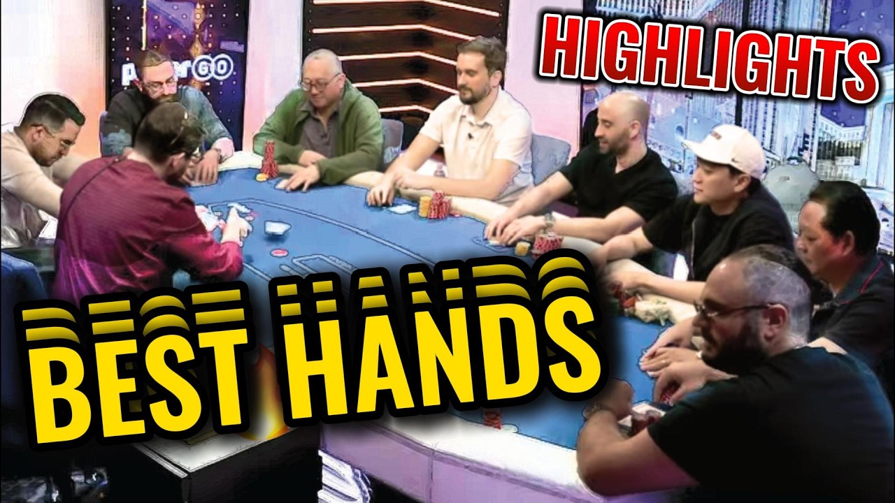 BEST HANDS - High Stakes Venetian Poker Live | Brian Okin