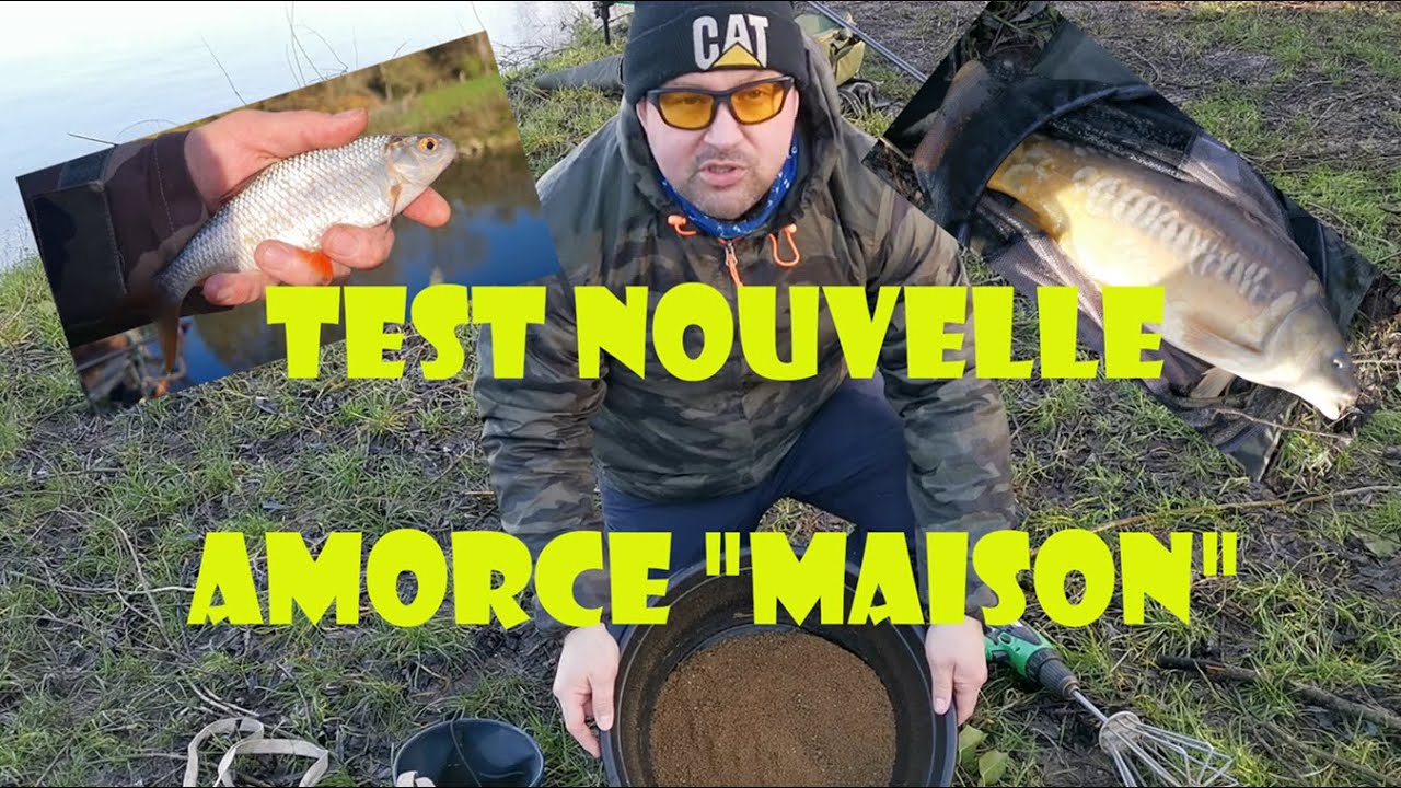 TEST: NOUVELLE RECETTE D'AMORCE "MAISON", (COUP, FEEDER, MYTHOD,...)