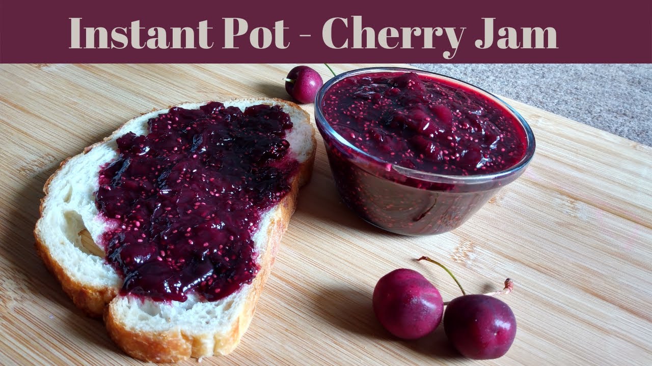 Instant Pot Cherry Jam | Refined Sugar Free | Instant Pot Recipes | Malayalam