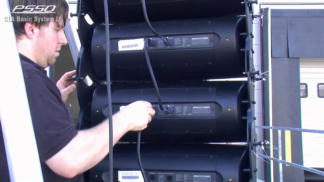 PSSO LINE ARRAY ASSEMBLING