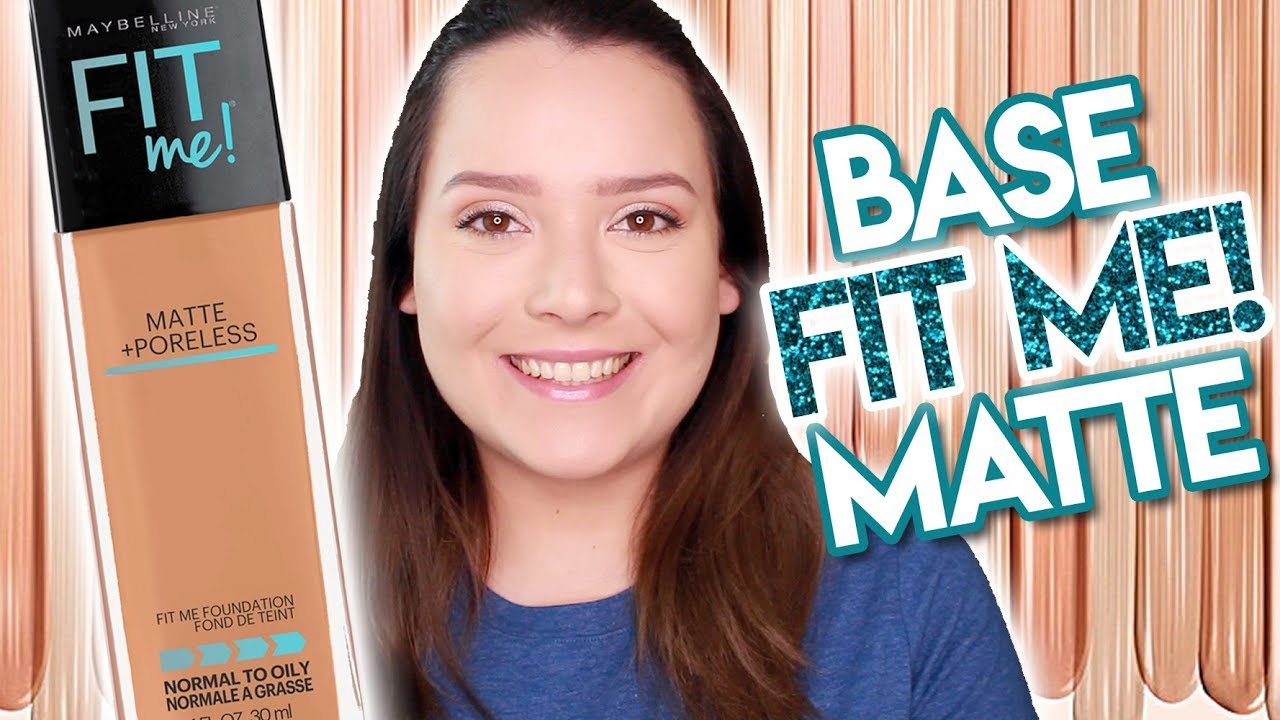 Resenha Base Fit Me! Matte + Poreless Maybelline | Bru Lima Beauty