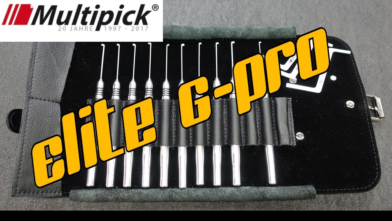 (1455) Обзор: отмычки Multipick Elite G-Pro Dimple