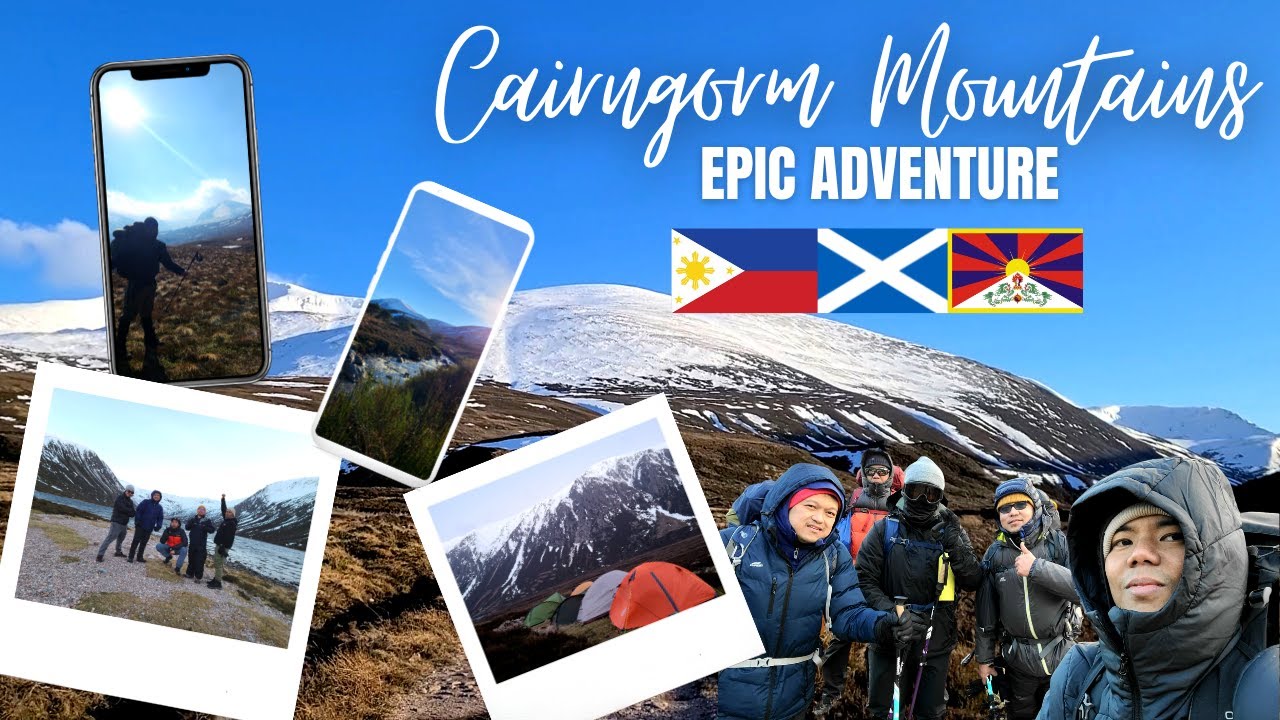 Failed Winter Munro Bagging - Filipinos and Tibetan attempt Cairngorms in Scotland - climb and camp