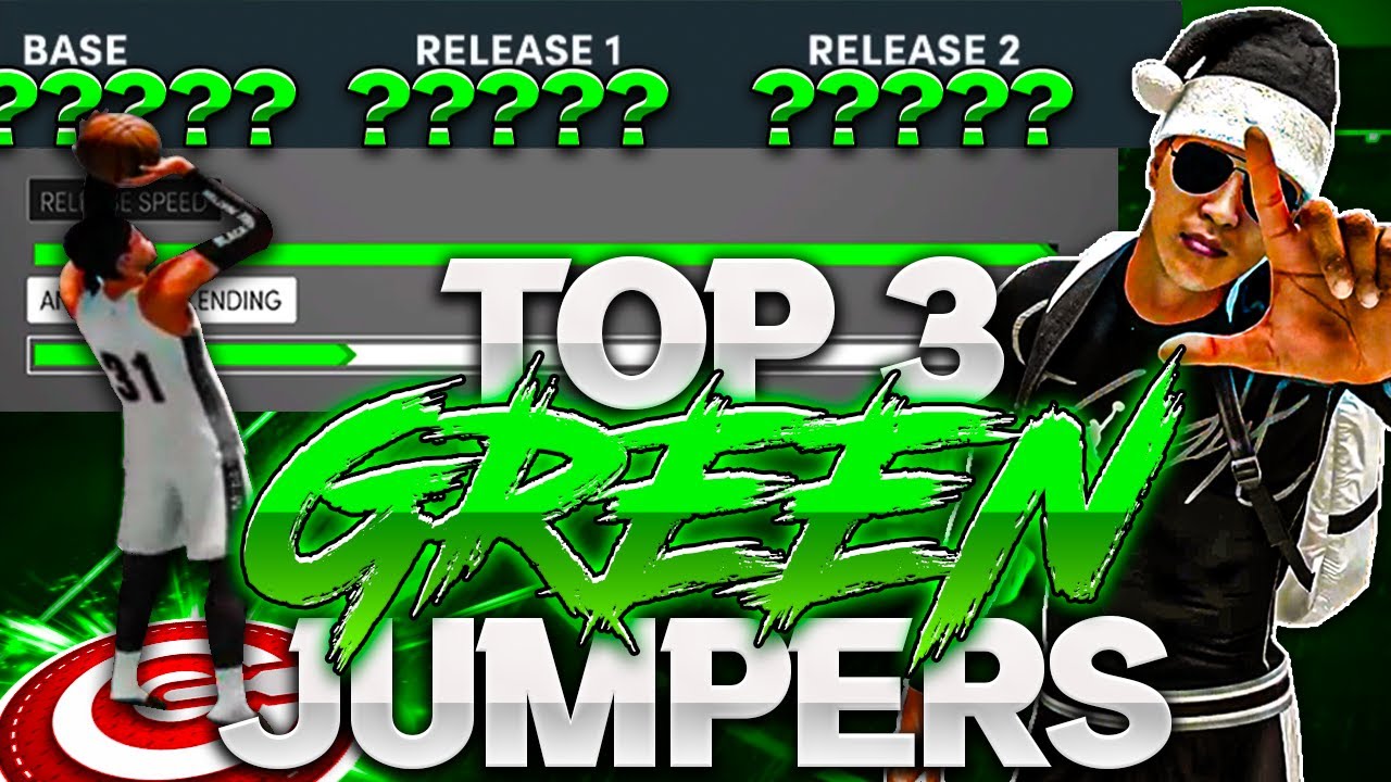 TOP 3 EASIEST TO GREEN JUMPSHOTS NBA 2K22 NEXT GEN & CURRENT GEN! BIGGEST GREEN WINDOW JUMPSHOT 2K22