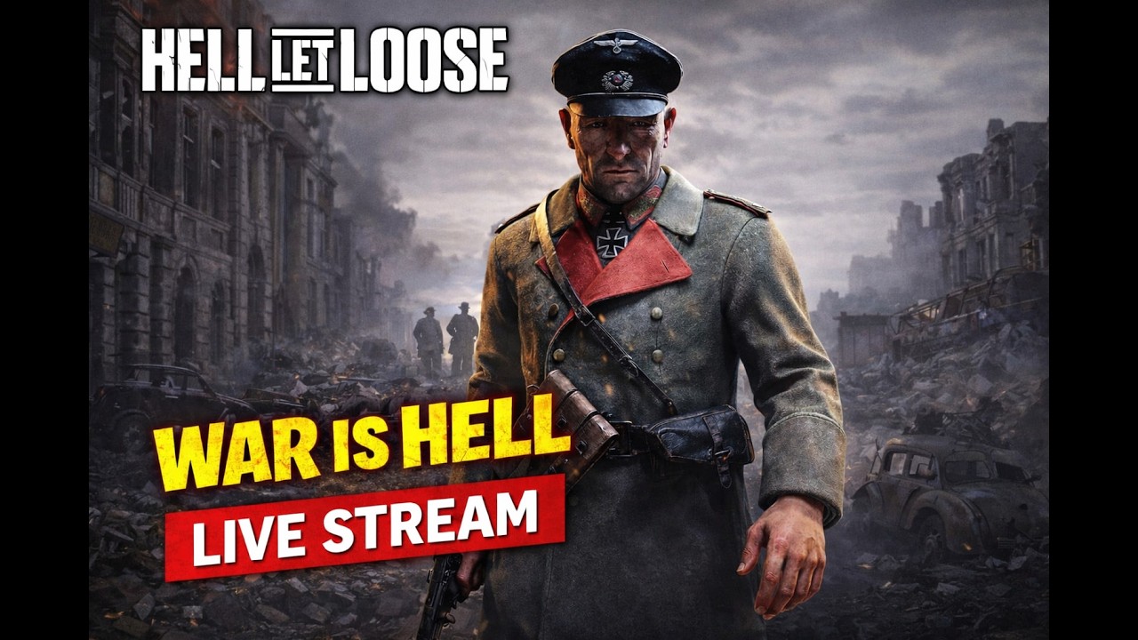 🔴 War Is Hell | Hell Let Loose LIVE 🎖️💥