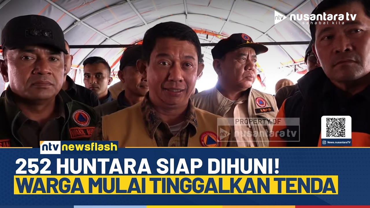 BNPB Serahkan 252 Huntara untuk Warga Korban Bencana Alam di Aceh Tengah | NTV NEWS FLASH