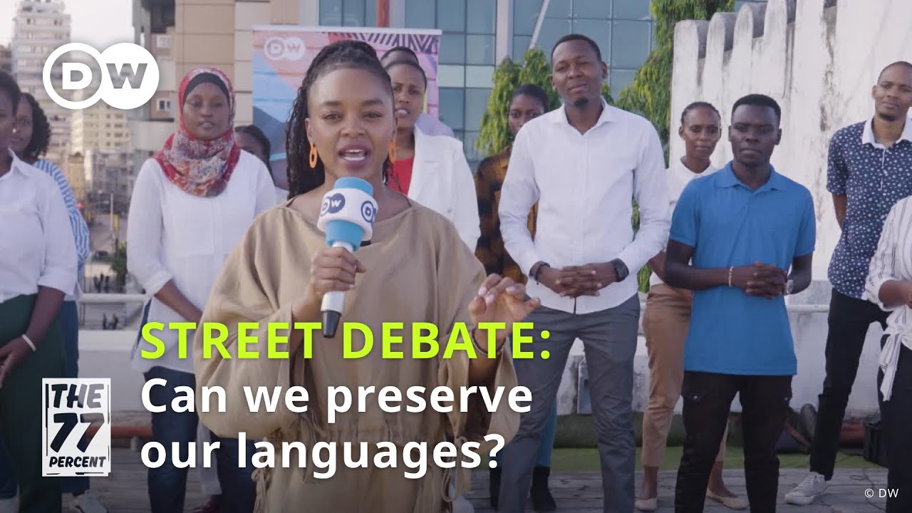 Street Debate: Is it time to promote African languages?│DW The 77 Percent
