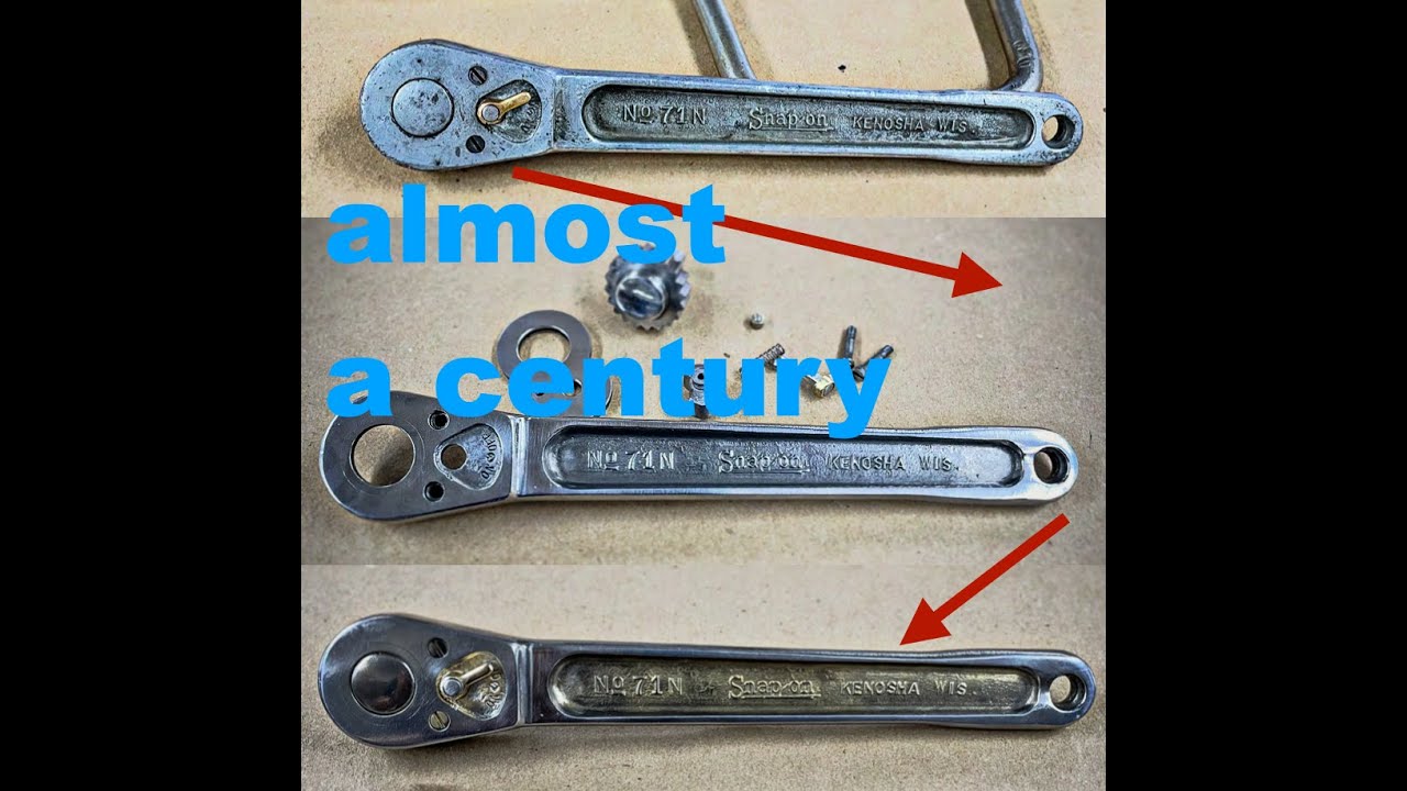 Almost Century Old Vintage 1930's Snap On Wrench Restoration.