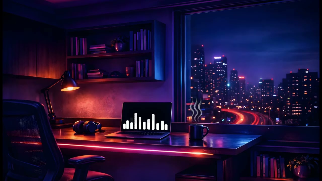 Electric Dreams — Lo-Fi for Late-Night Focus | Neon City Ambience