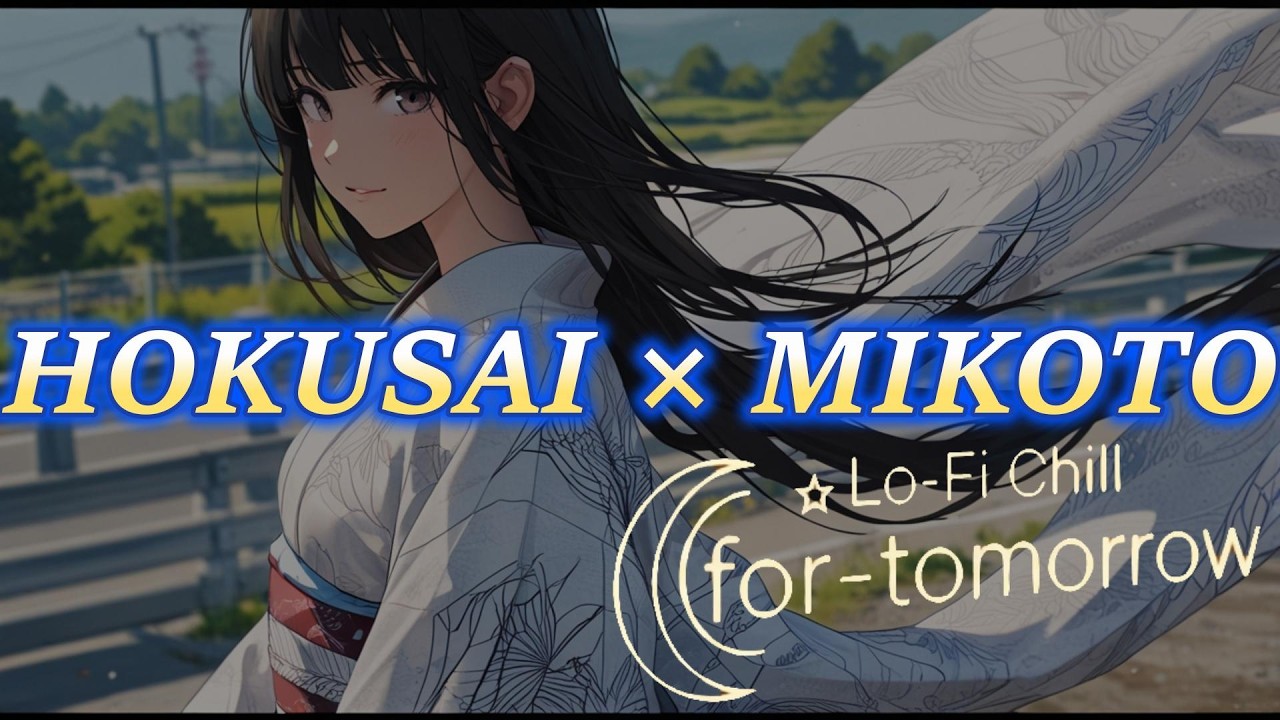 【作業用BGM】🌊 Mikoto’s Journey through Hokusai — Sunshū Ejiri｜Lo‑Fi Ukiyo‑e Experience