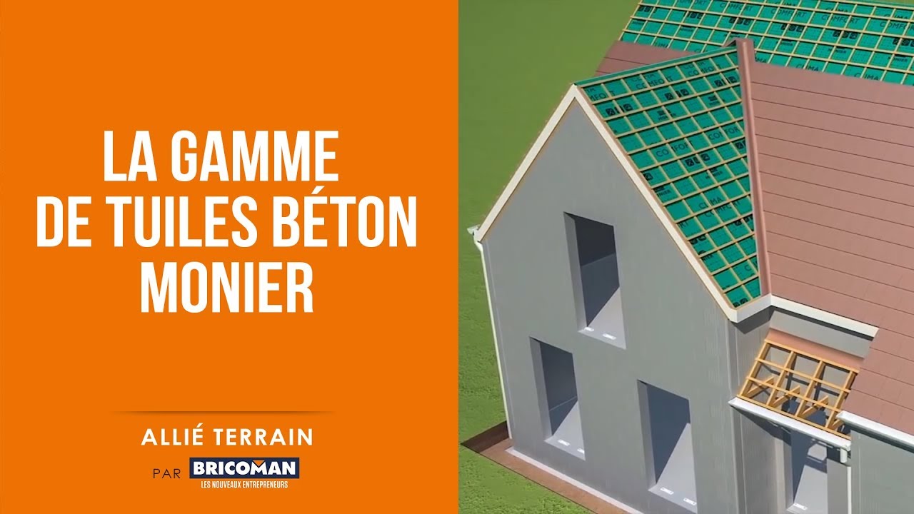 Allié Terrain : La gamme de tuiles béton Monier