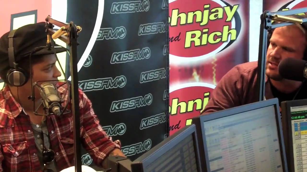 Bruno Mars In Studio With Johnjay & Rich