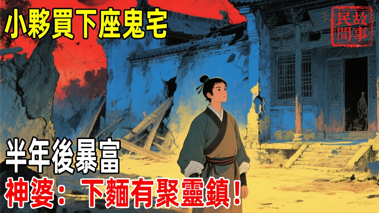 小夥買下座鬼宅，半年後暴富，神婆：下麵有聚靈鎮！【壓箱底的舊事】#故事#民间故事#故事会#民間故事#故事會#温馨故事#民间传统故事