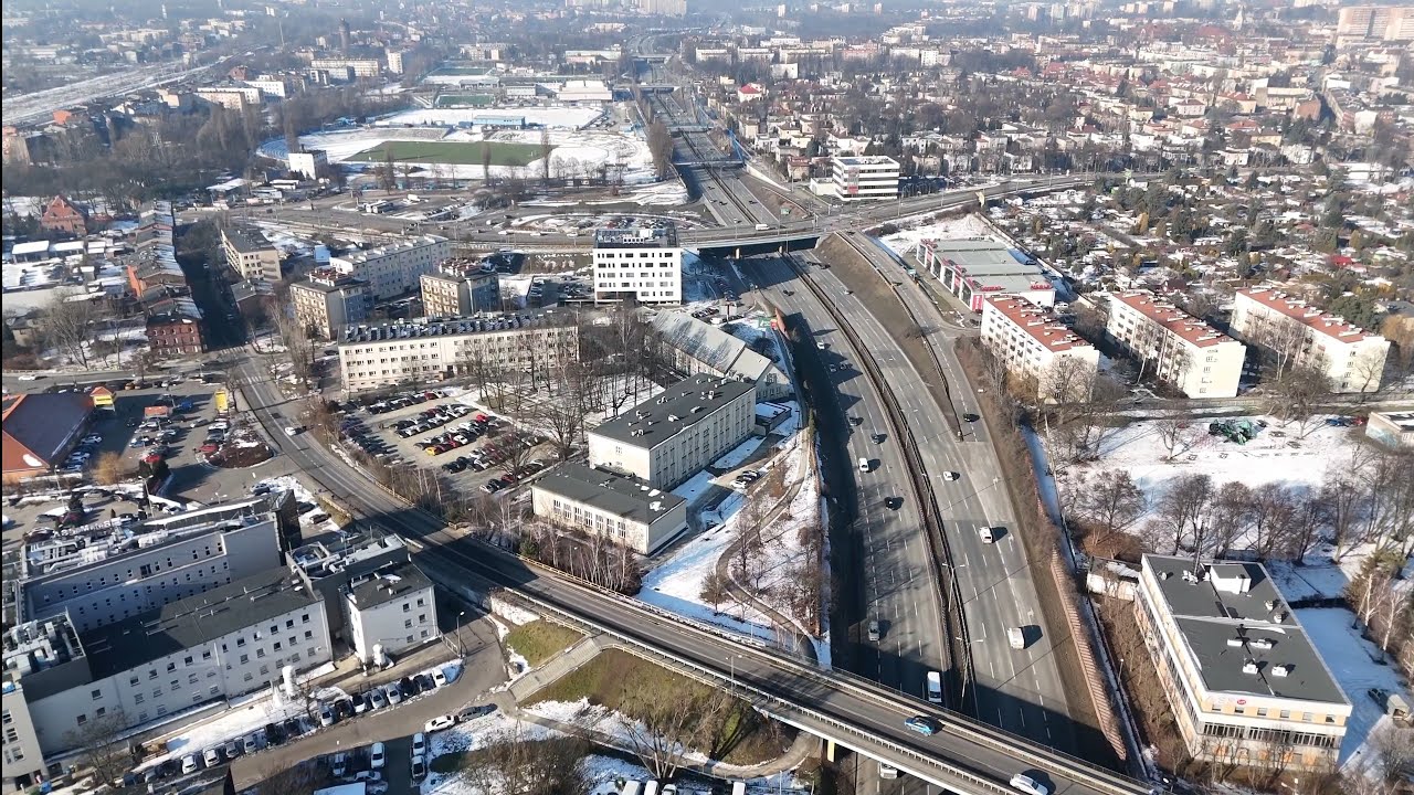 CHORZÓW BATORY ZIMĄ 2026r 4K 60FPS 