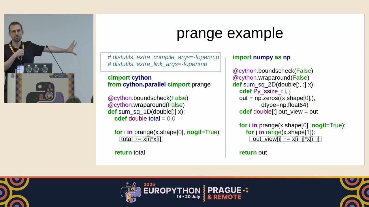Parallel programming and Cython &mdash; David Woods